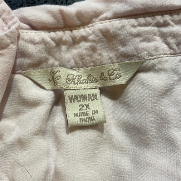 Pink ombré sleeveless blouse #2016 - Picture 2 of 2